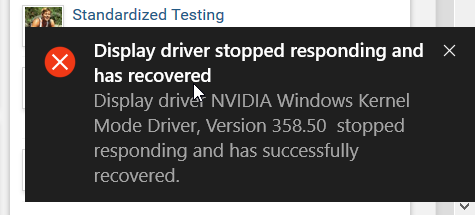 Amd display driver keeps crashing